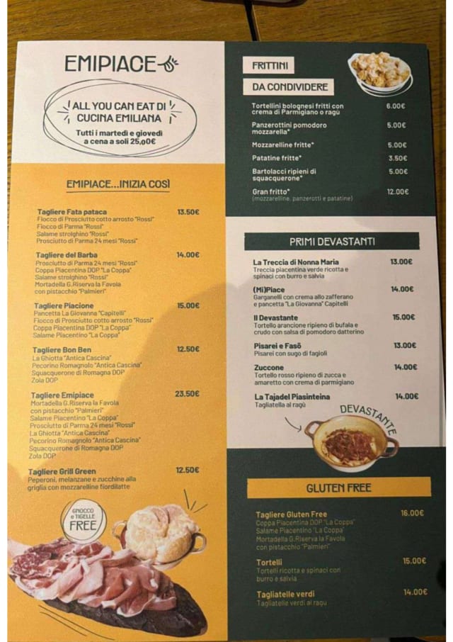 PDF Menu page 1