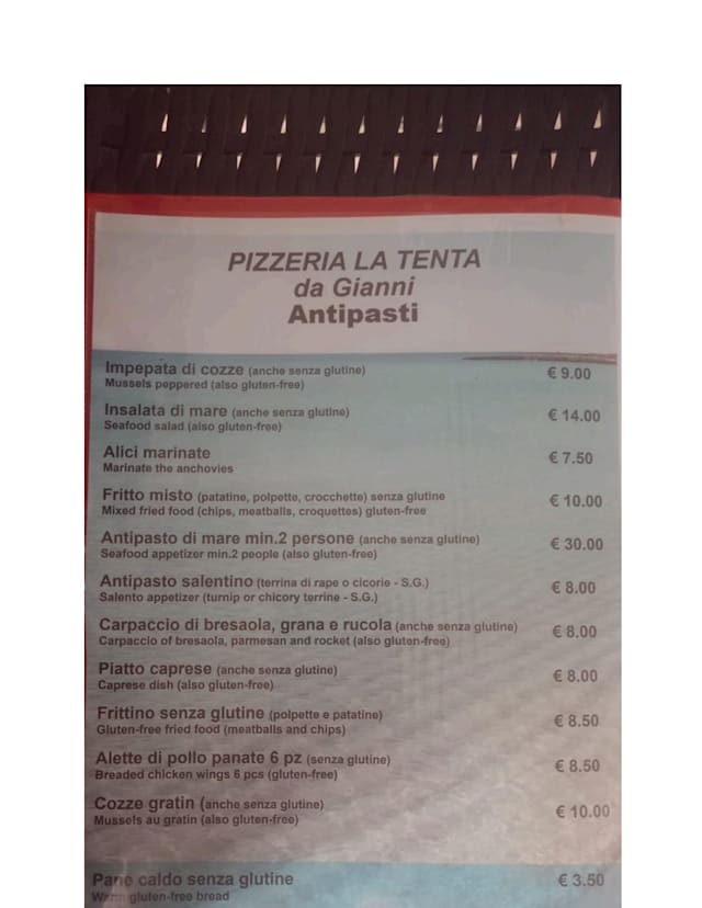 PDF Menu page 1