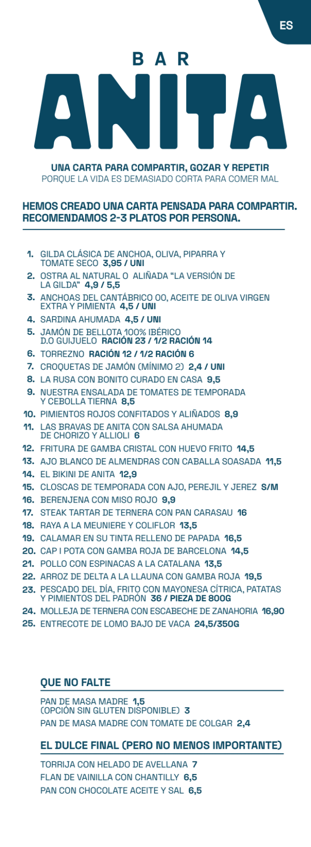 PDF Menu page 1