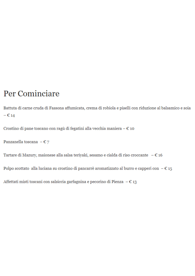 PDF Menu page 1