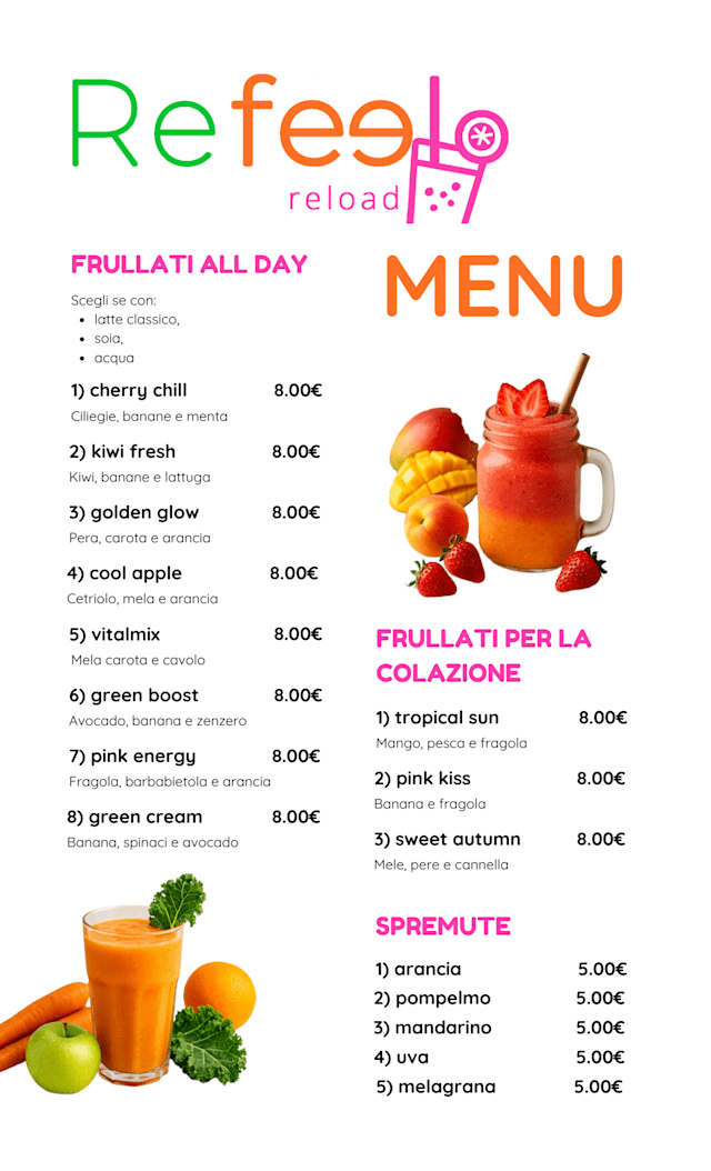 PDF Menu page 1