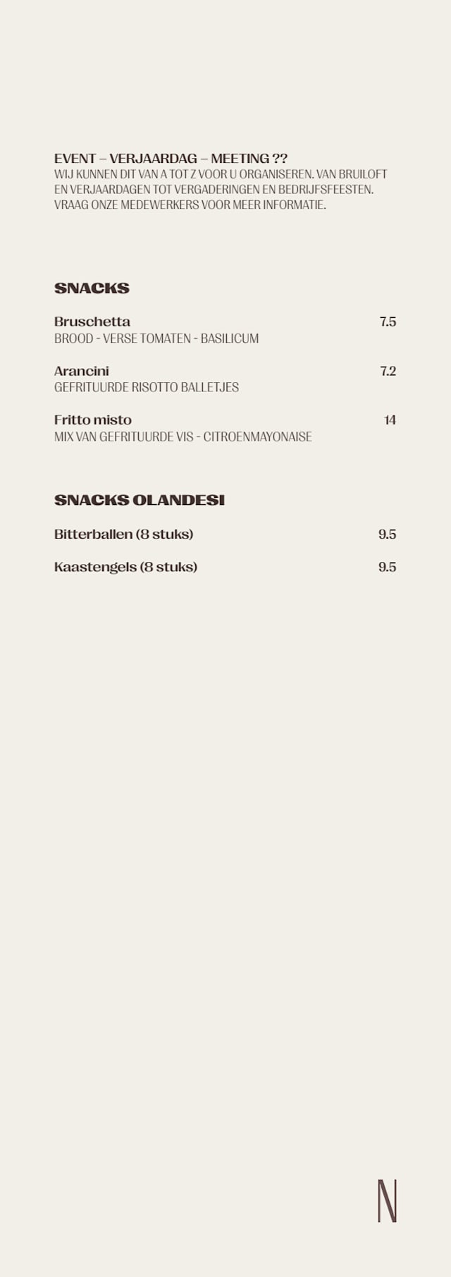 PDF Menu page 1