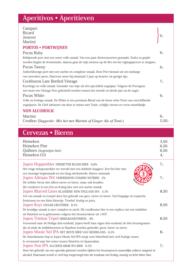 PDF Menu page 1