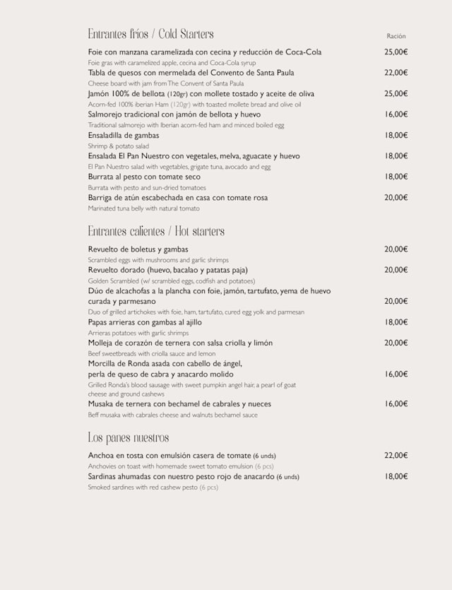 PDF Menu page 1