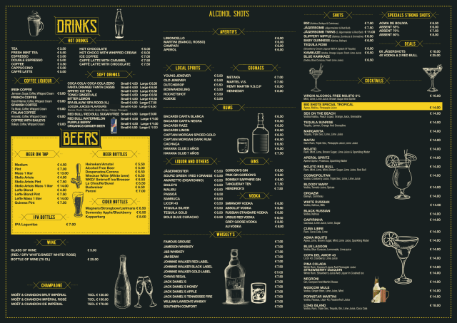PDF Menu page 1