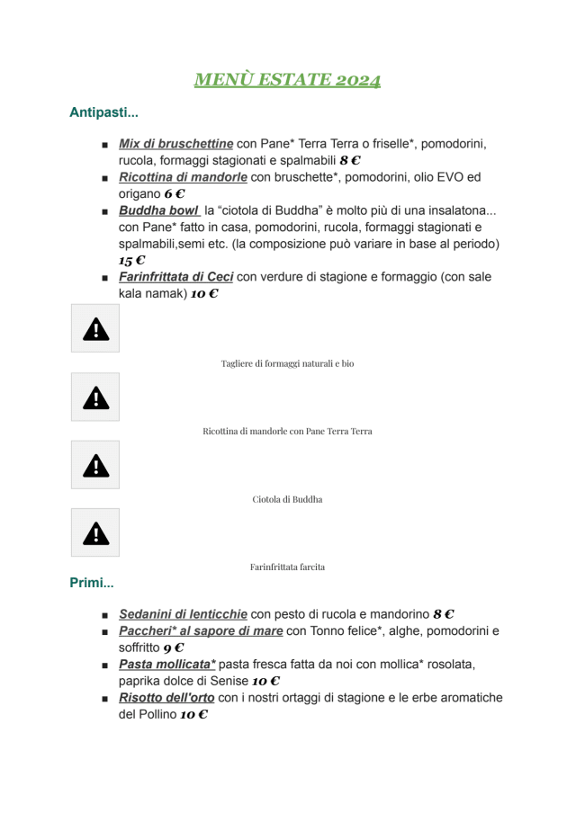 PDF Menu page 1