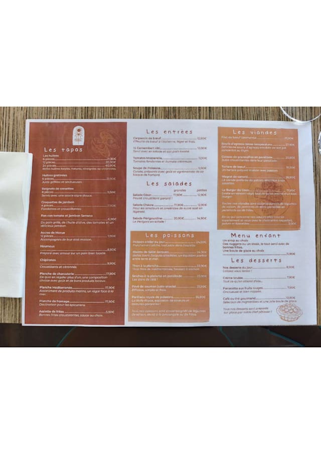 PDF Menu page 1