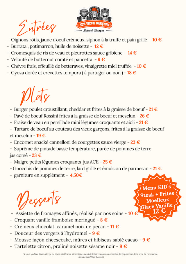PDF Menu page 1