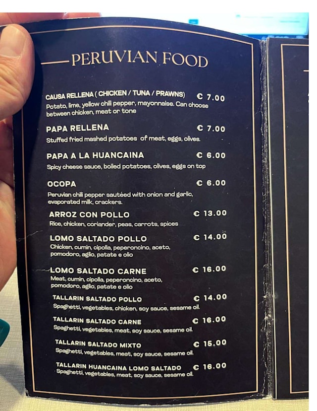 PDF Menu page 1