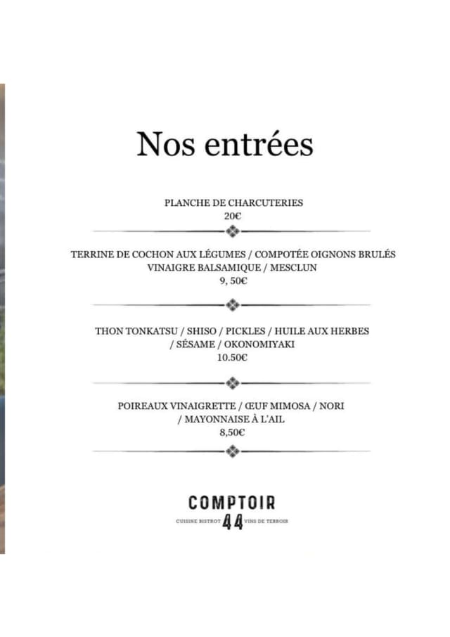 PDF Menu page 1