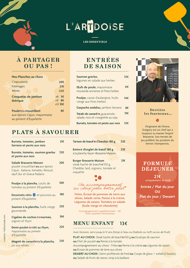 PDF Menu page 1