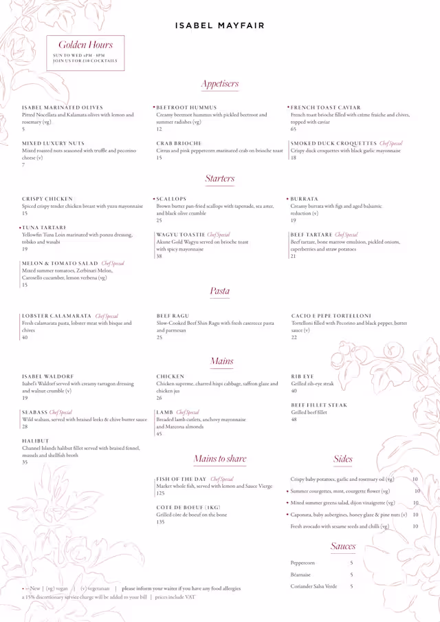 Isabel in London - Restaurant Reviews, Menus, and Prices | TheFork