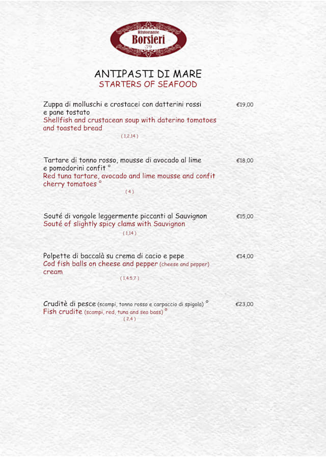 PDF Menu page 2
