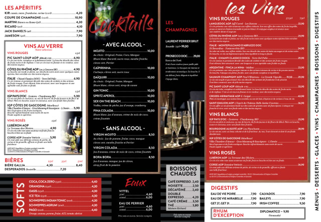 PDF Menu page 2