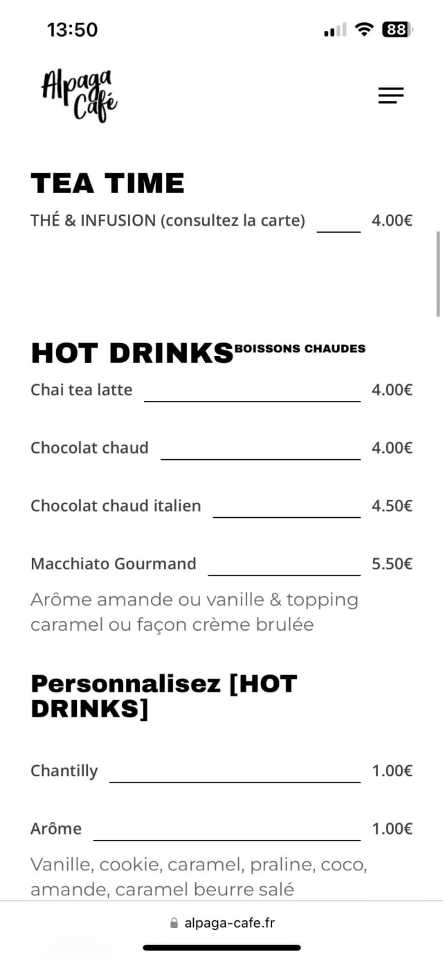 PDF Menu page 2