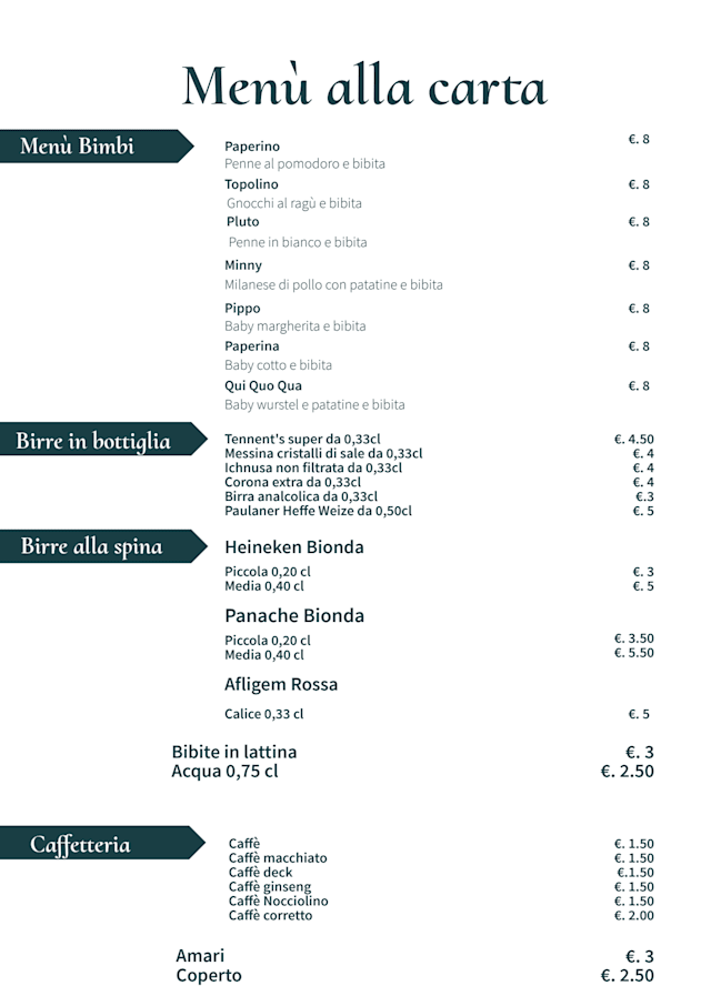 PDF Menu page 2