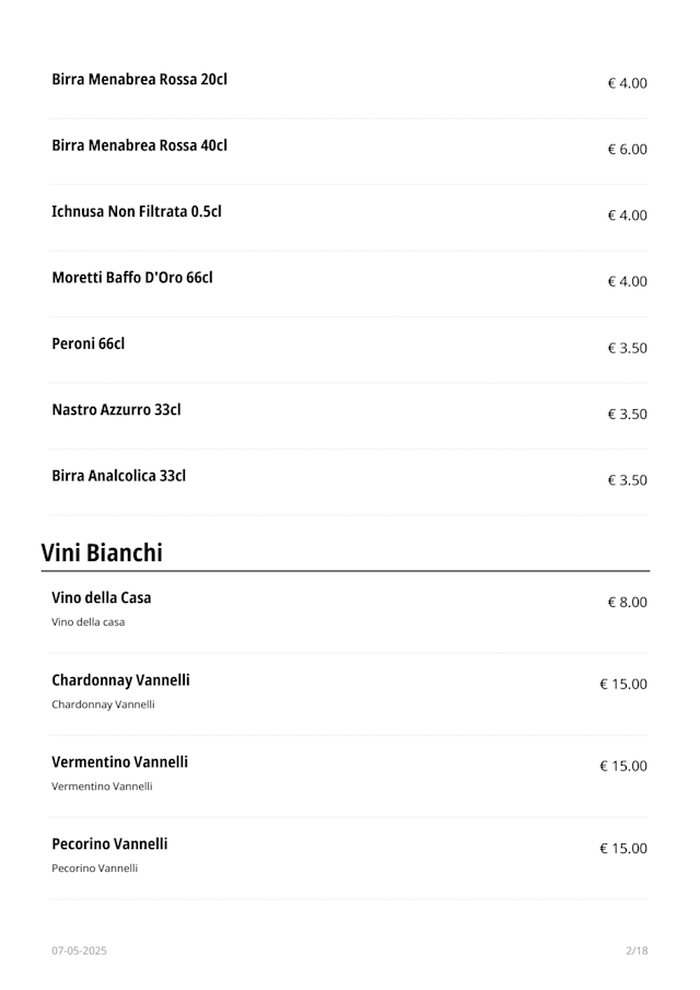 PDF Menu page 2