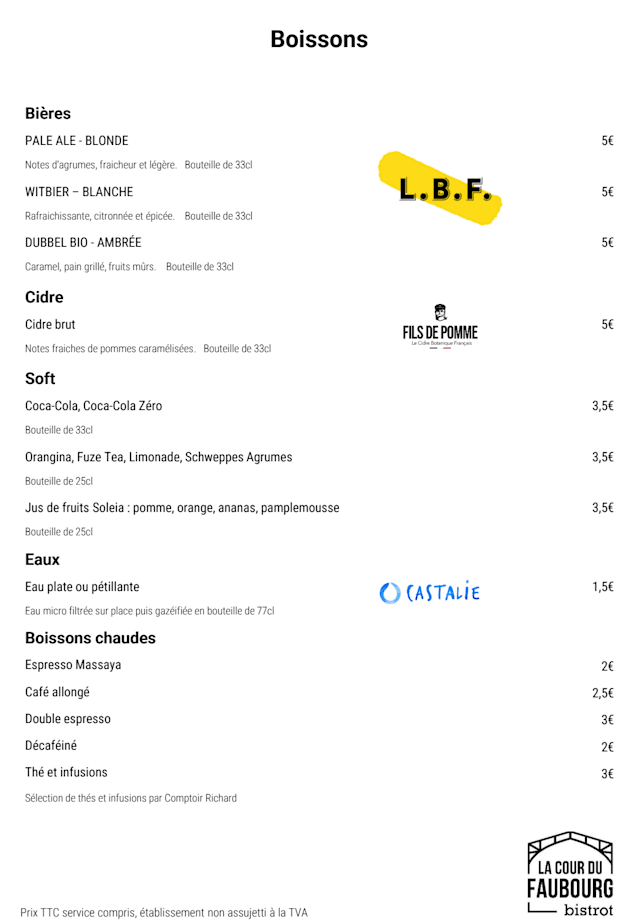 PDF Menu page 2