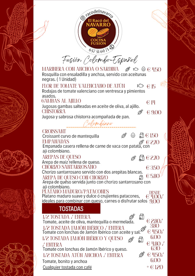 PDF Menu page 2
