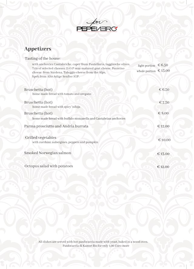 PDF Menu page 2