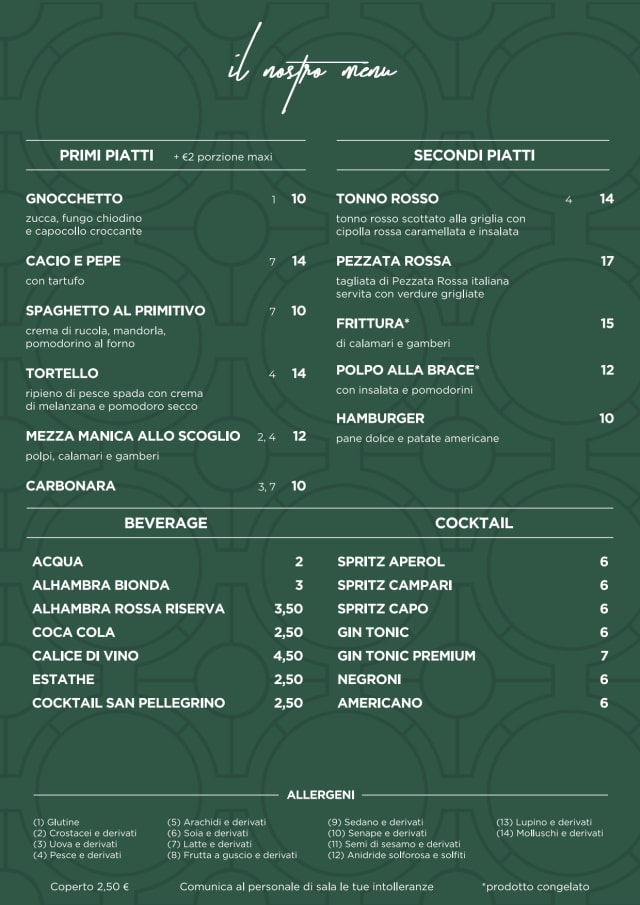 PDF Menu page 2