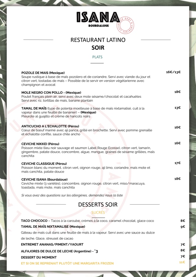 PDF Menu page 2