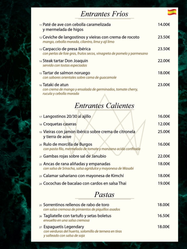 PDF Menu page 2