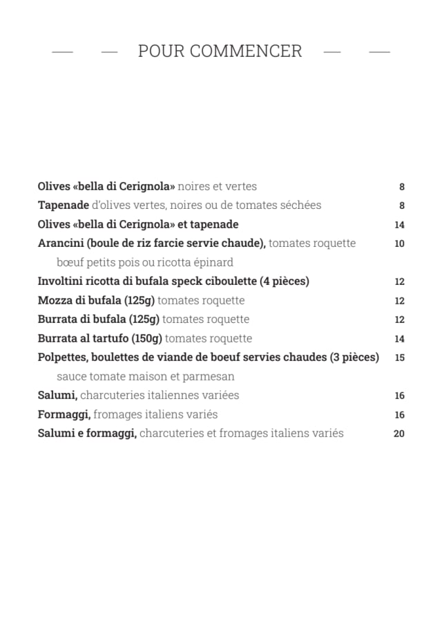 PDF Menu page 2