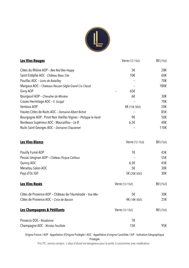 PDF Menu page 2