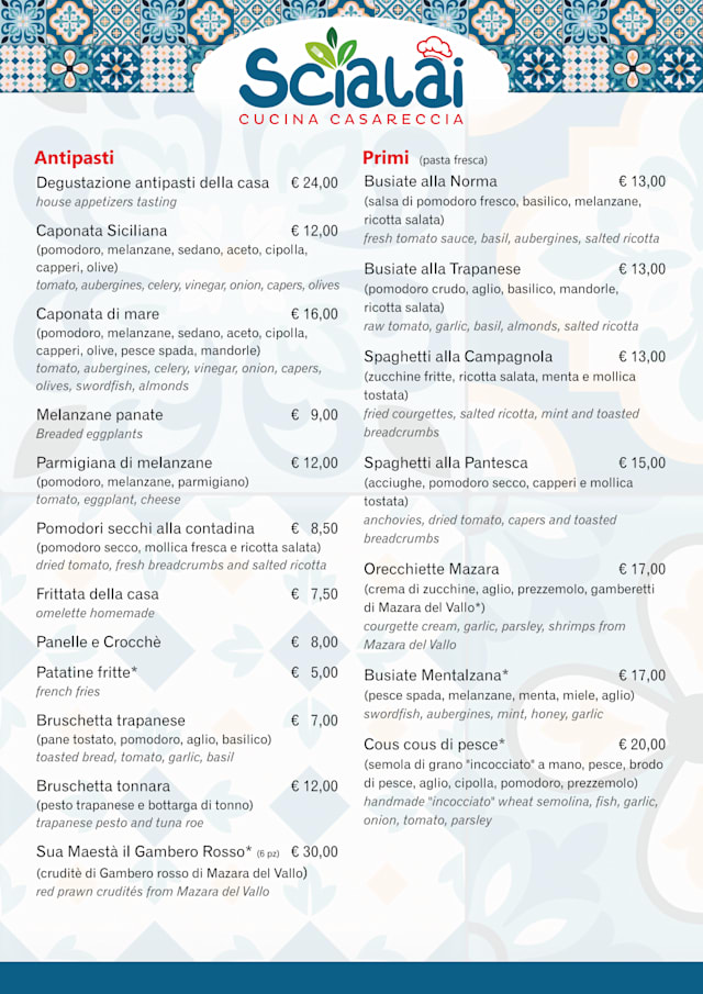 PDF Menu page 2