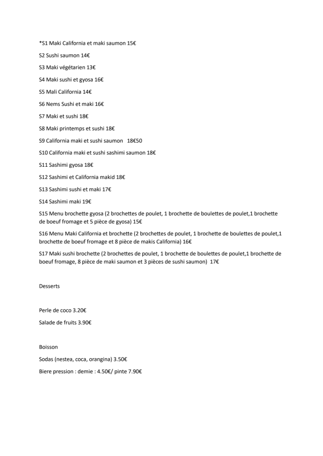 PDF Menu page 2