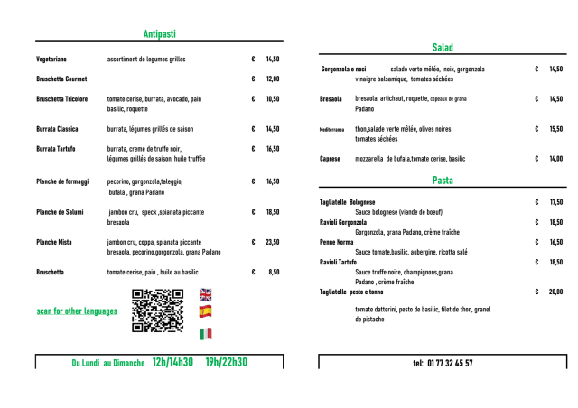 PDF Menu page 2