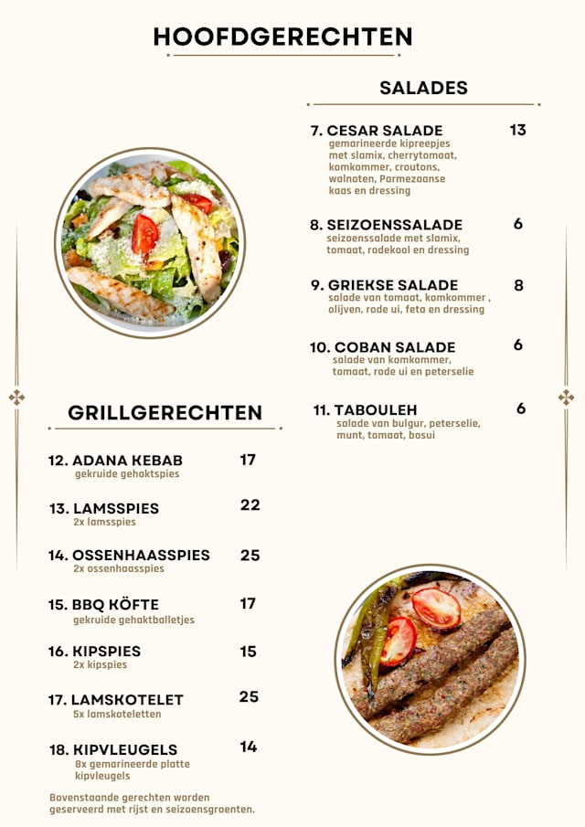 PDF Menu page 2
