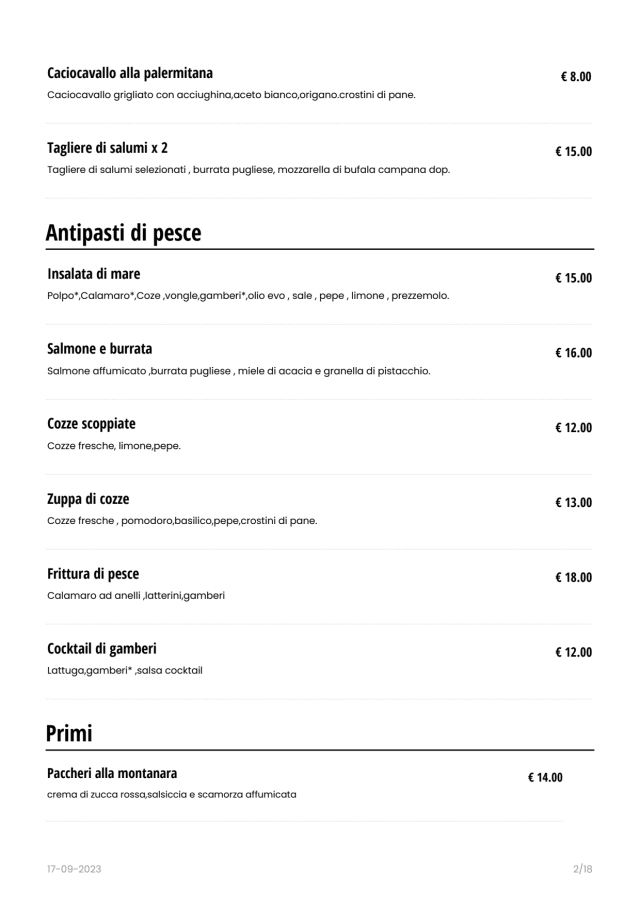 PDF Menu page 2