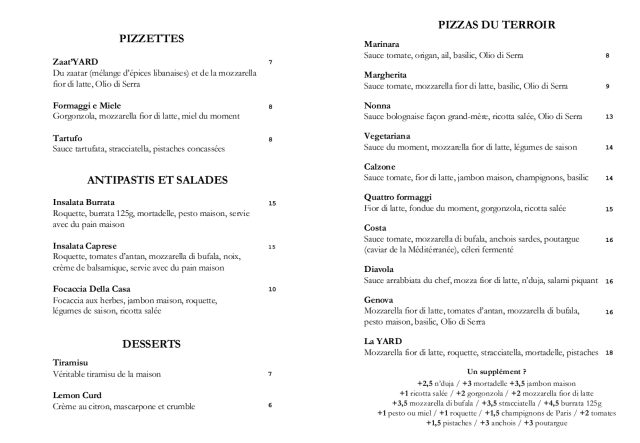 PDF Menu page 2