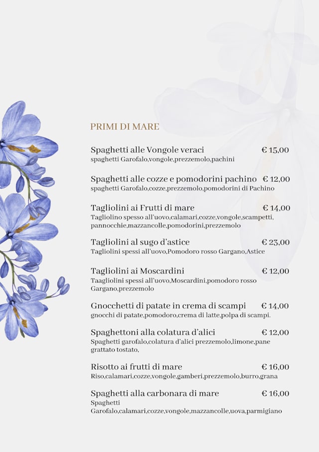 PDF Menu page 2