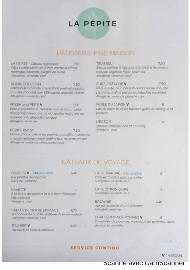 PDF Menu page 2