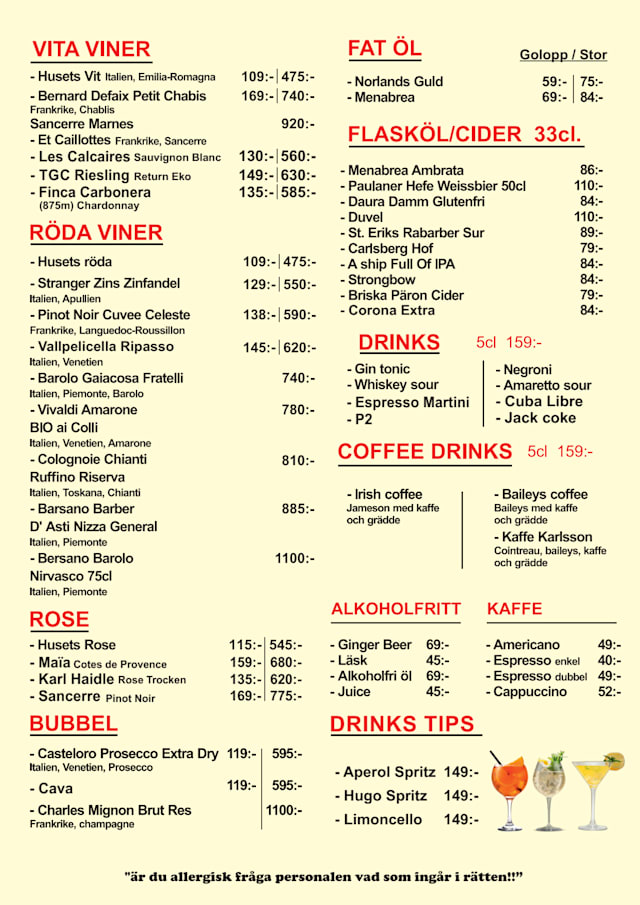 PDF Menu page 2