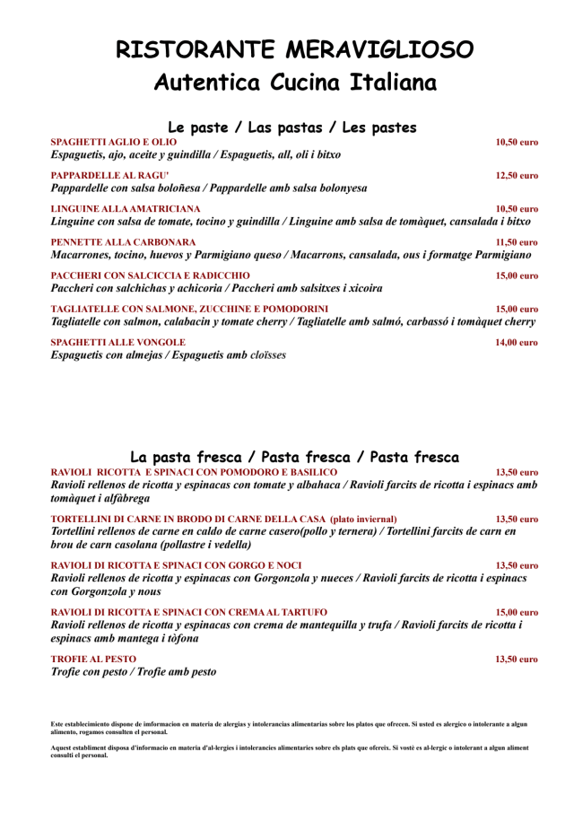 PDF Menu page 2
