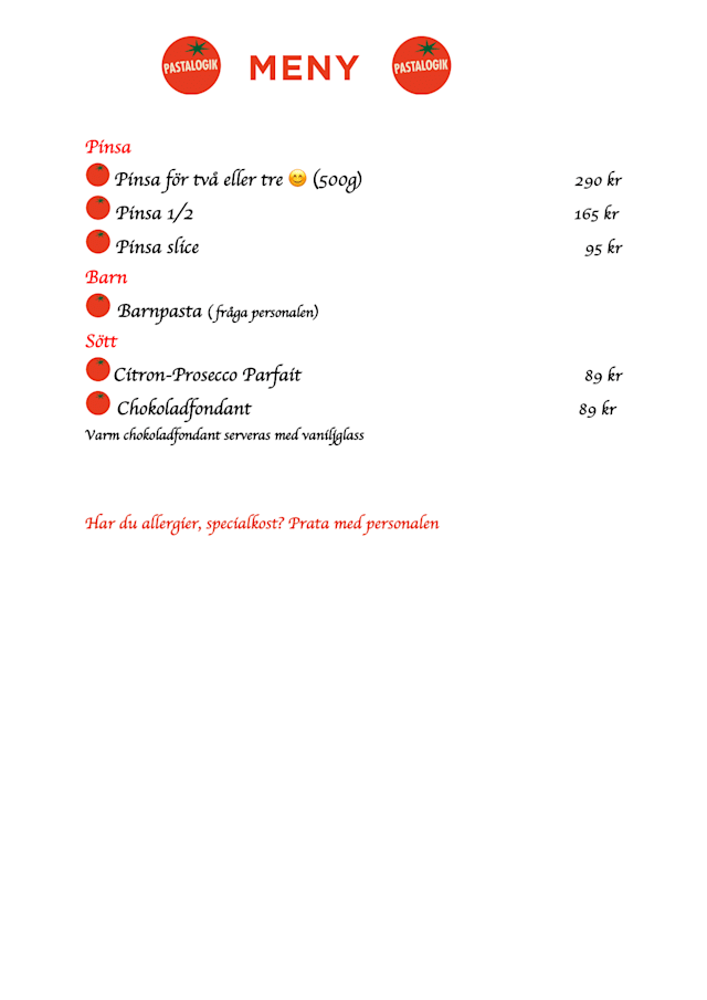 PDF Menu page 2