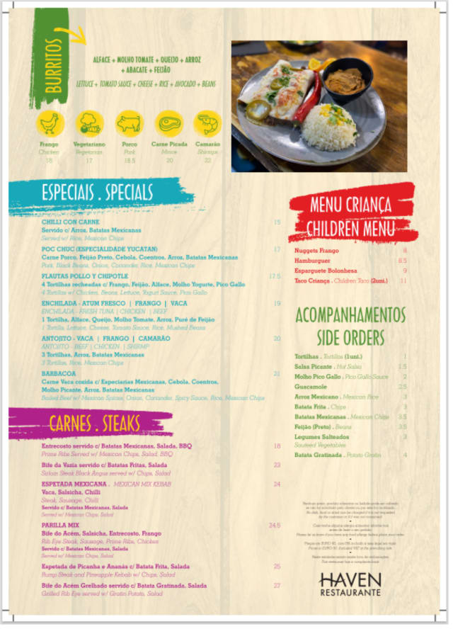 PDF Menu page 2