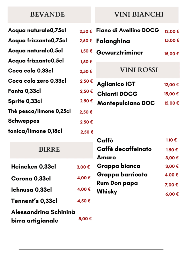PDF Menu page 2