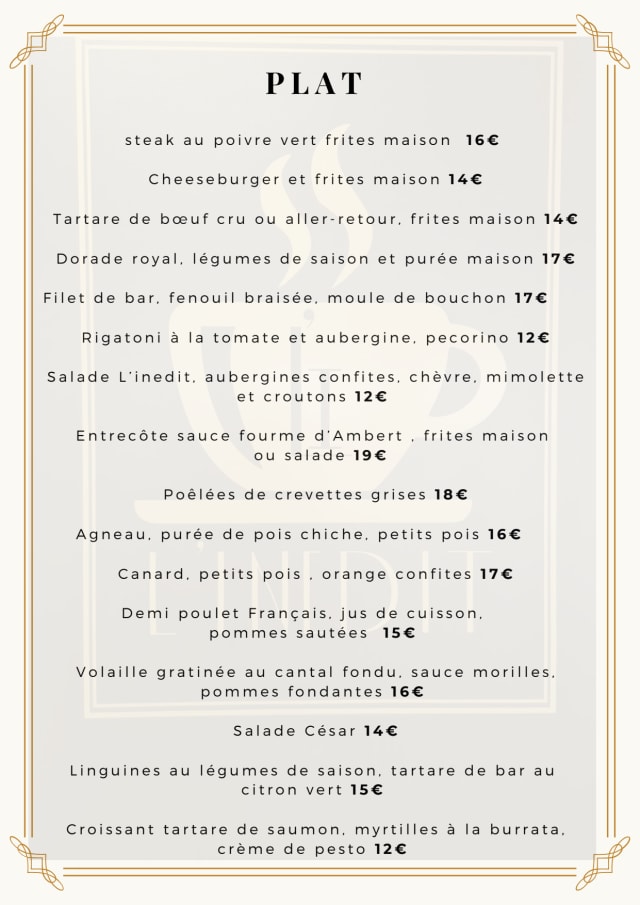 PDF Menu page 2
