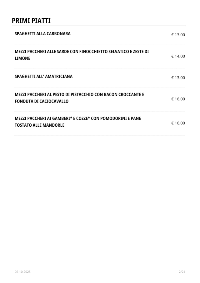 PDF Menu page 2