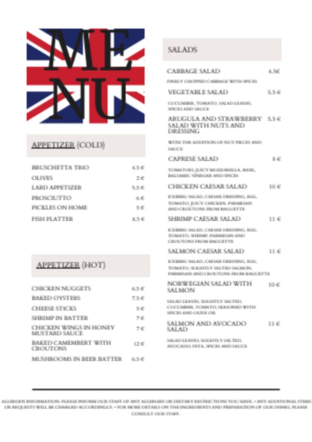 PDF Menu page 2