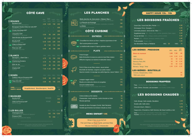 PDF Menu page 2