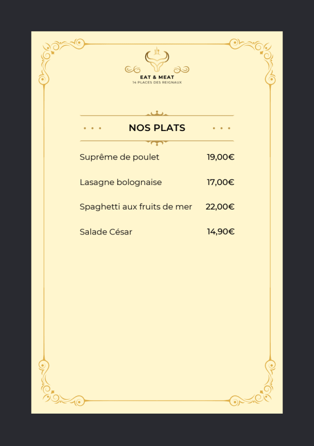 PDF Menu page 2