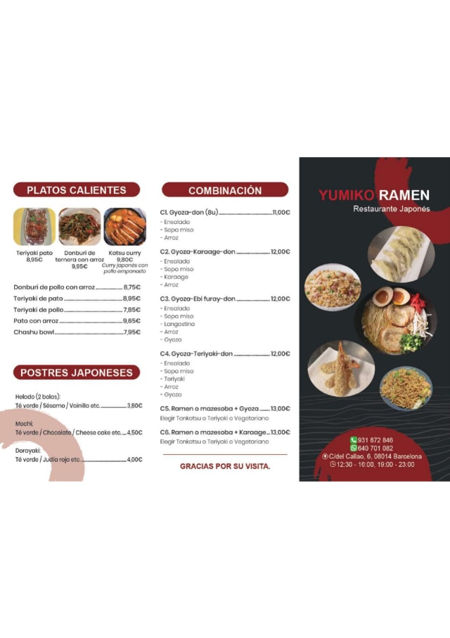 PDF Menu page 2