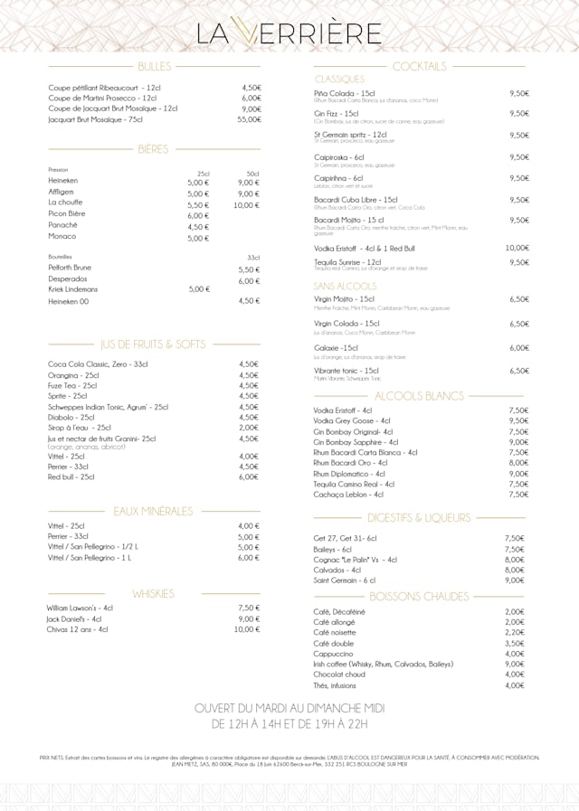 PDF Menu page 2