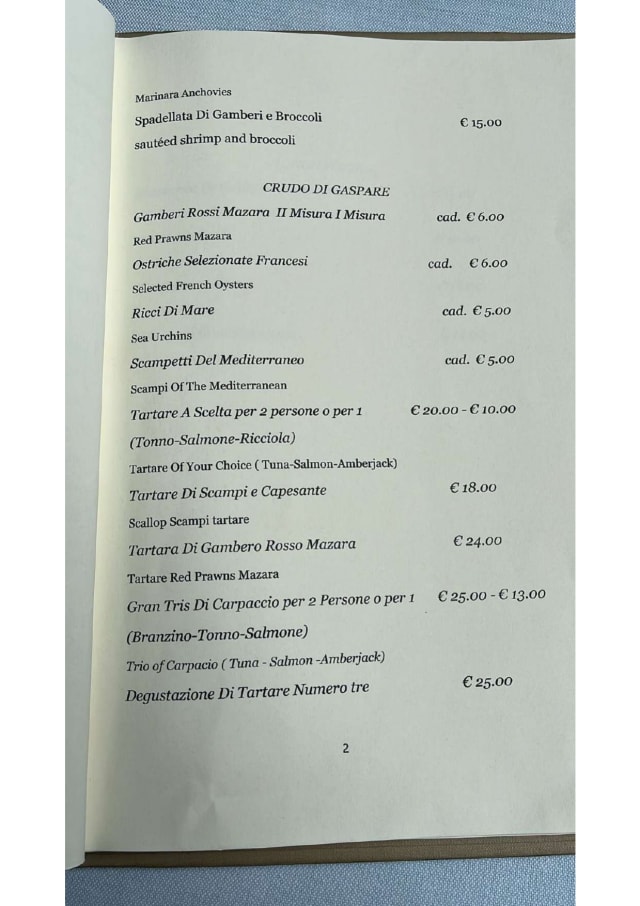 PDF Menu page 2